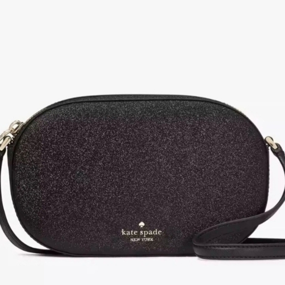 kate spade Handbags - Kate Spade Glittery Black Crossbody Bag
